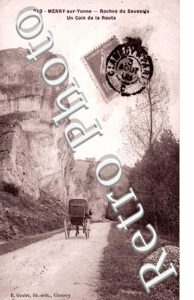 Roches du Saussois, Un Coin de la Route
