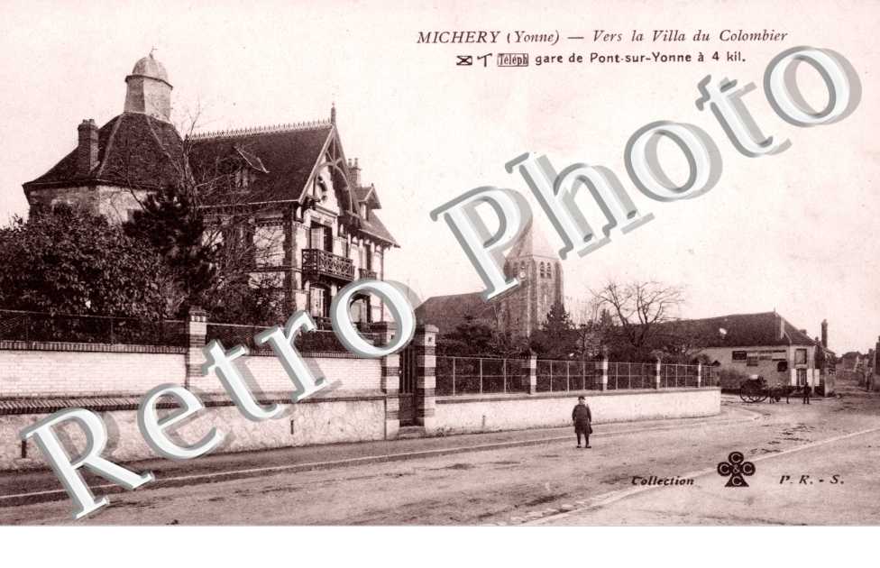 Michery, Vers la Villa du Colombier