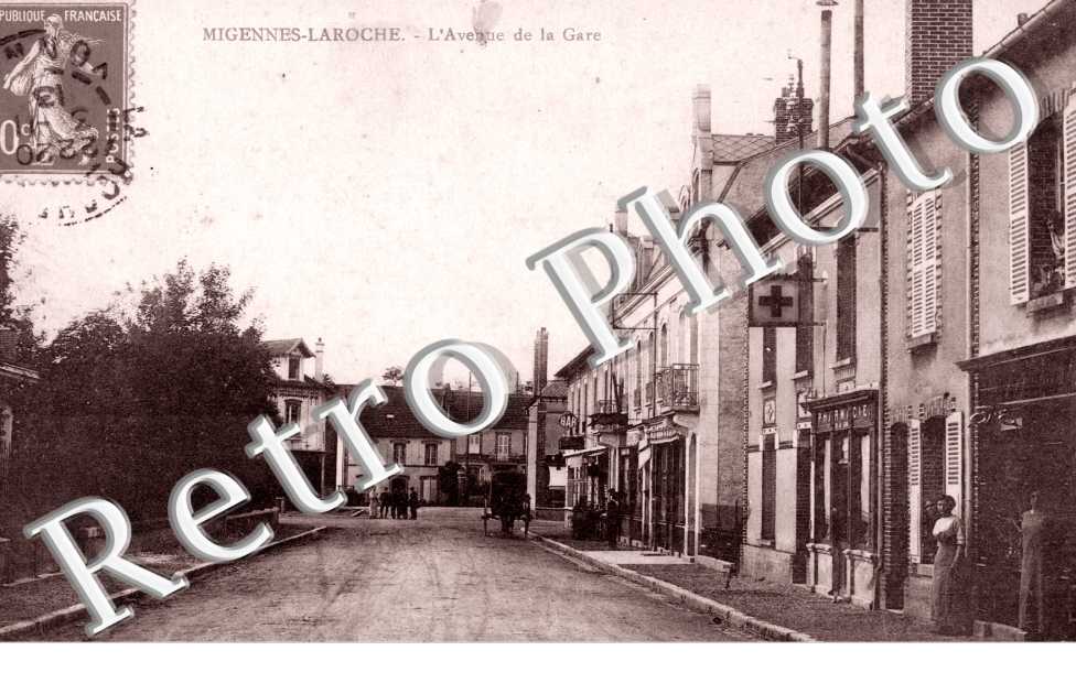 Migennes-Laroche, l'Avenue de la Gare