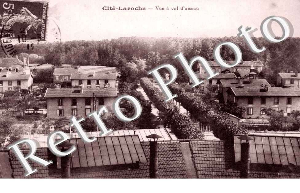 Cite Laroche, Vue a Vol d'Oiseau