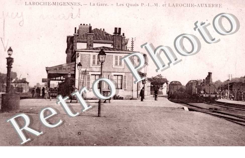 Laroche-Migennes, la Gare, les Quais P.L.M et Laroche-Auxerre