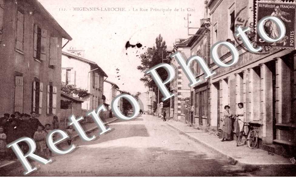 Migennes-Laroche, la Rue Principale de la Cite