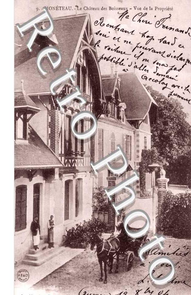 le Chateau des Boisseaux, Vue de la Propriete