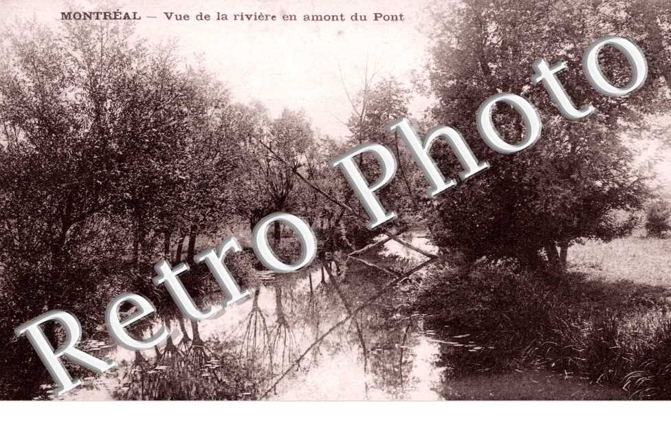 vue de la riviere en amont du Pont