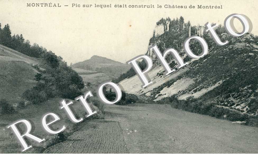 Pic sur lequel etait construit le Chateau de Montreal