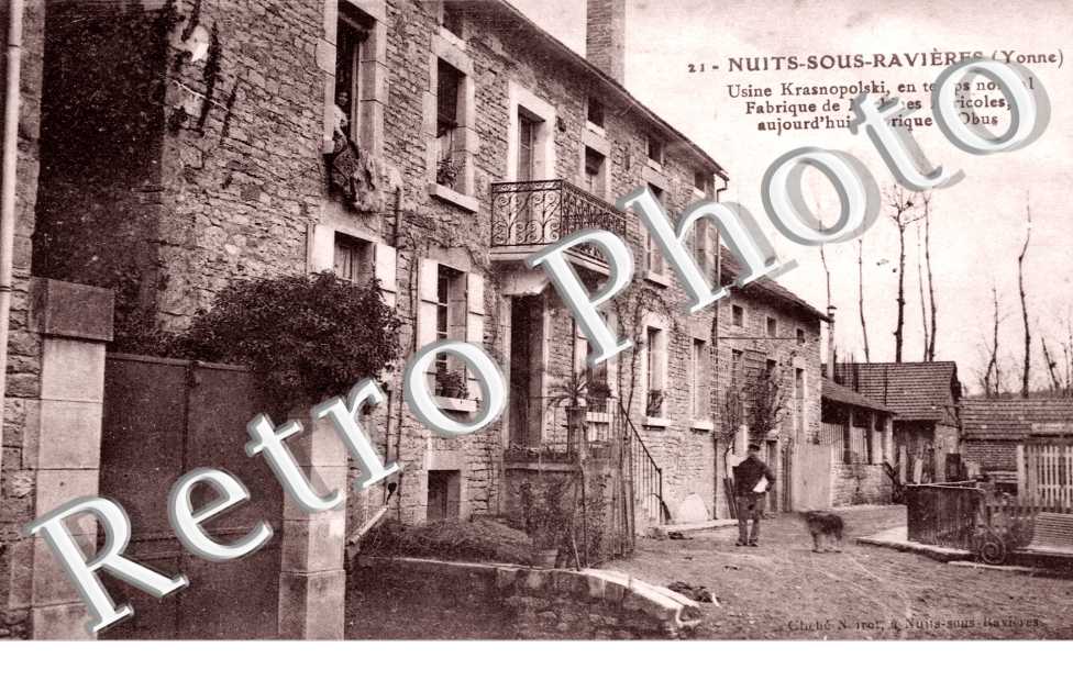 Nuits-sous-Ravieres, Usine Krasnopolski, Fabrique de Machines Agricoles