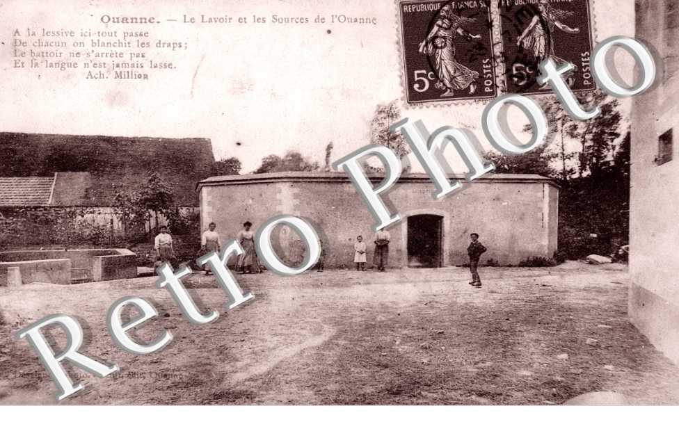 le lavoir et les sources de l' Ouanne