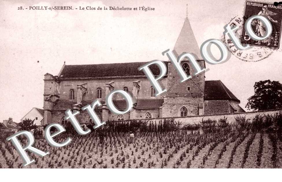 le clos de la Dechelotte et l' eglise