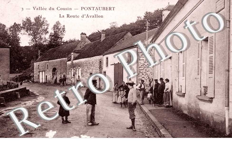 vallee du Cousin, la route d' Avallon