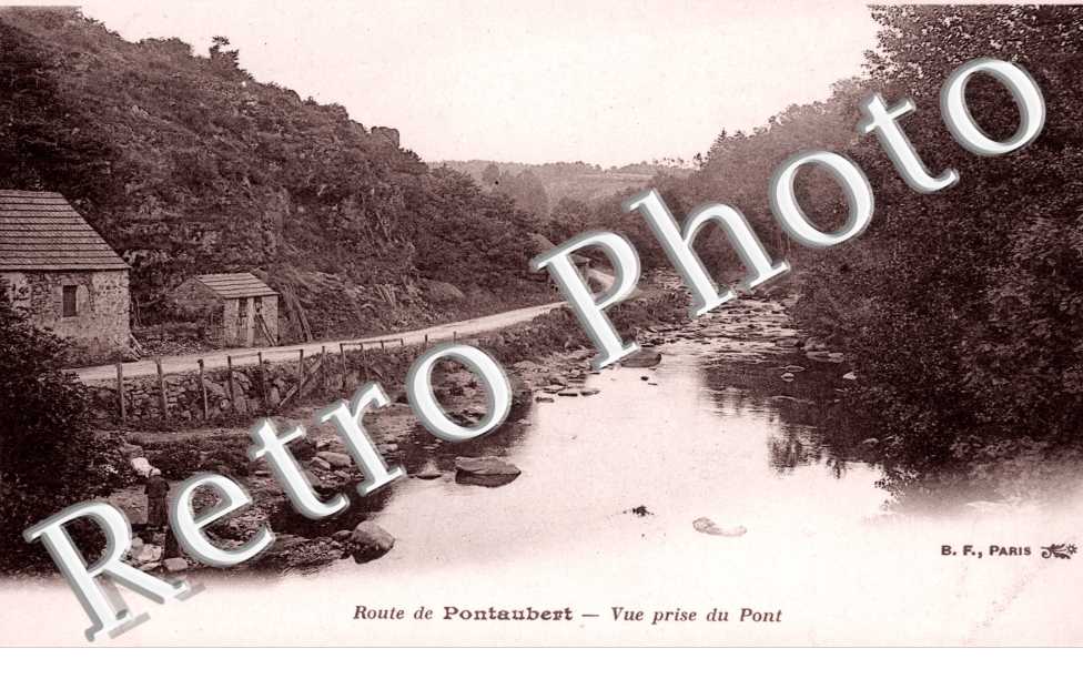 Route de Pontaubert, Vue prise du Pont
