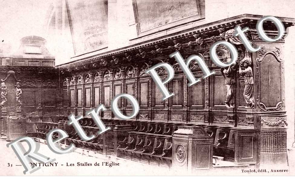 Les stalles de l'eglise