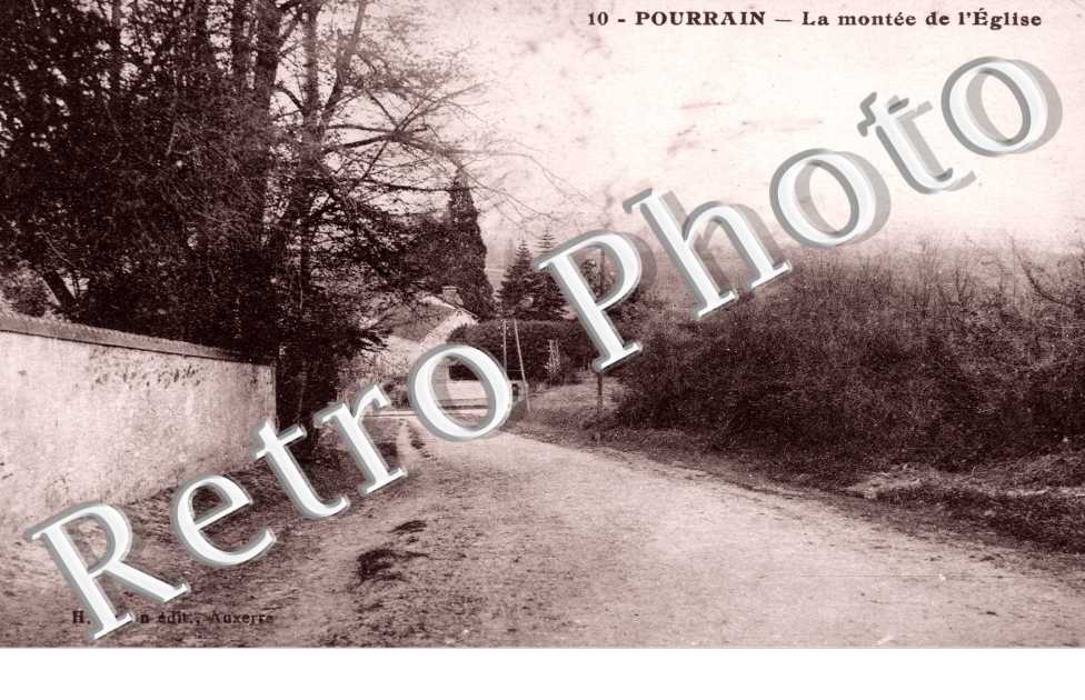 La montée de l'église
