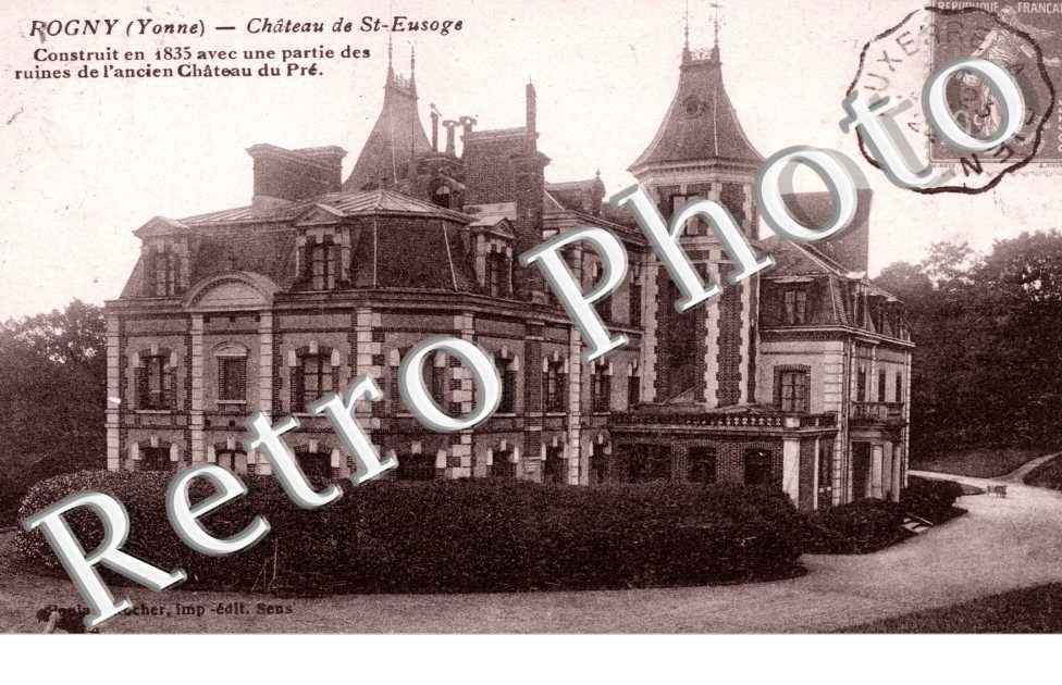 Château Saint Eusoge construit avec les ruines du Château du Pré