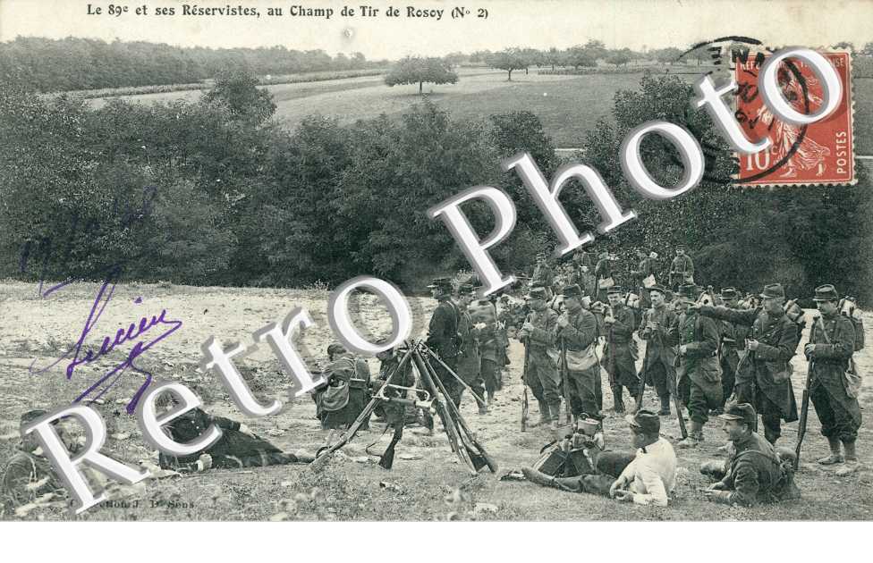Le 89e et ses reservistes au champ de tir de Rosoy - militaies
