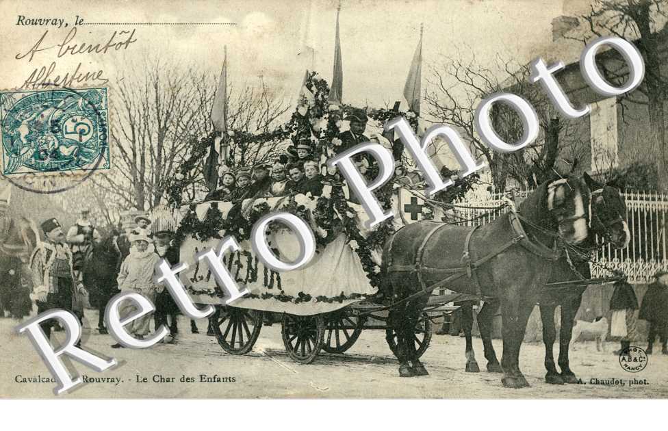 Cavalcade de Rouvray - Le char des enfants