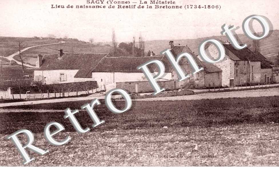 la Metairie, Lieu de naissance de Restif de la Bretonne (1734-1806)