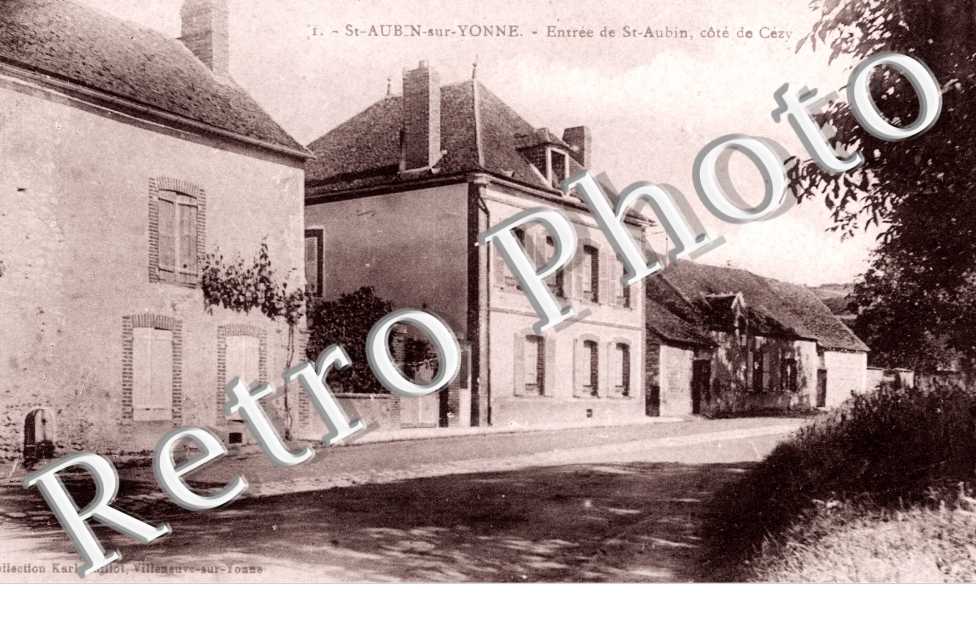 entree de Saint Aubin, cote de Cezy