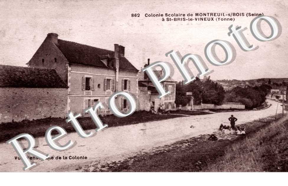 Colonie scolaire de Montreuil-sous-Bois a Saint-Bris-le-Vineux