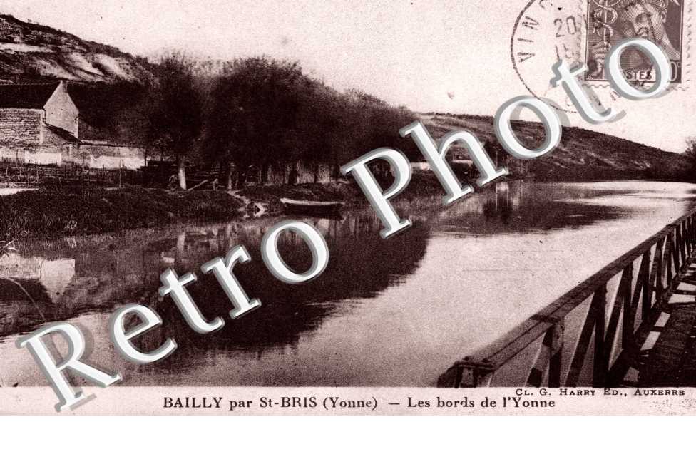 Bailly par Saint-Bris  Les bords de l'Yonne