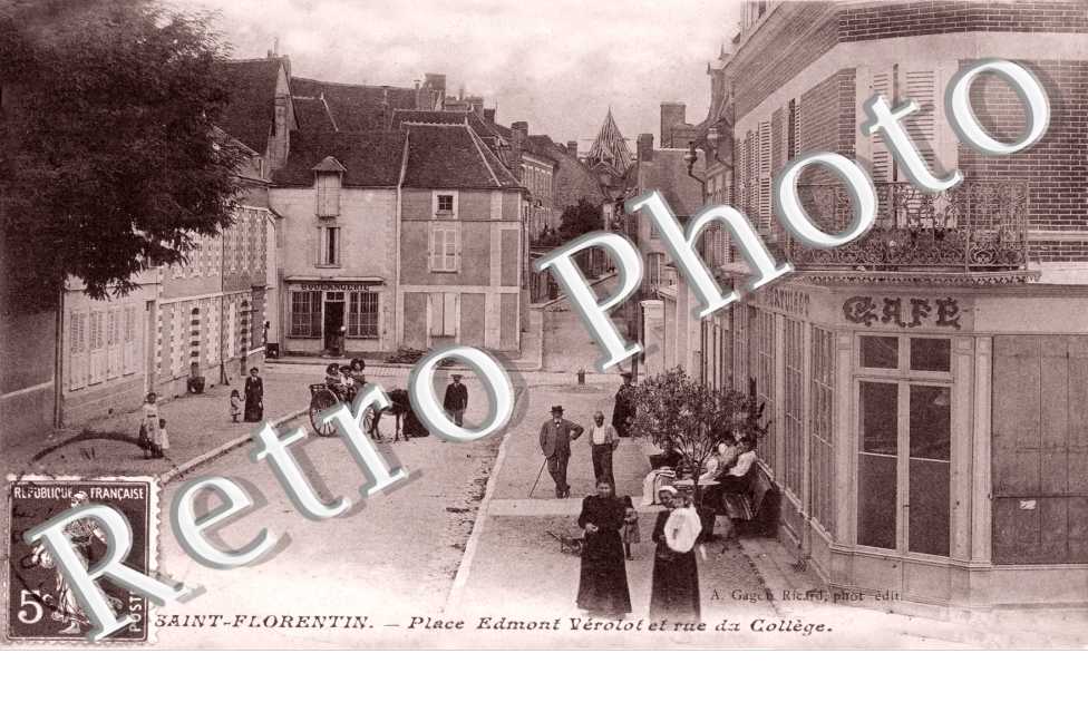 place Edmont Verolot et rue du college