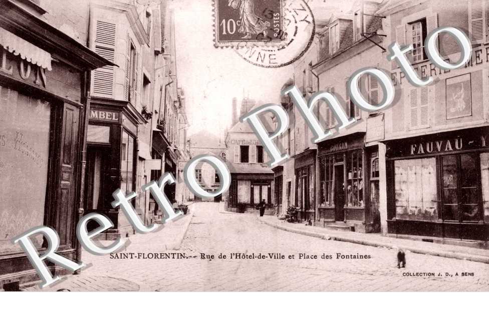 rue de l'Hotel de Ville et Place des Fontaines