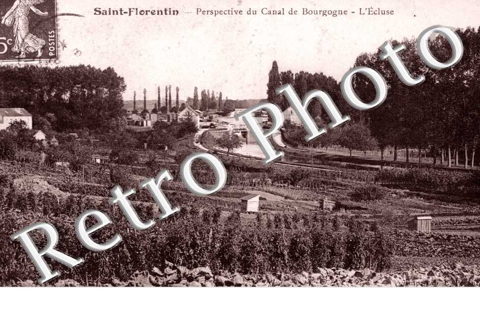 Canal de Bourgogne et l'Ecluse
