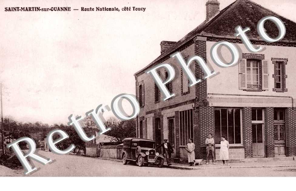 Route nationale, cote Toucy