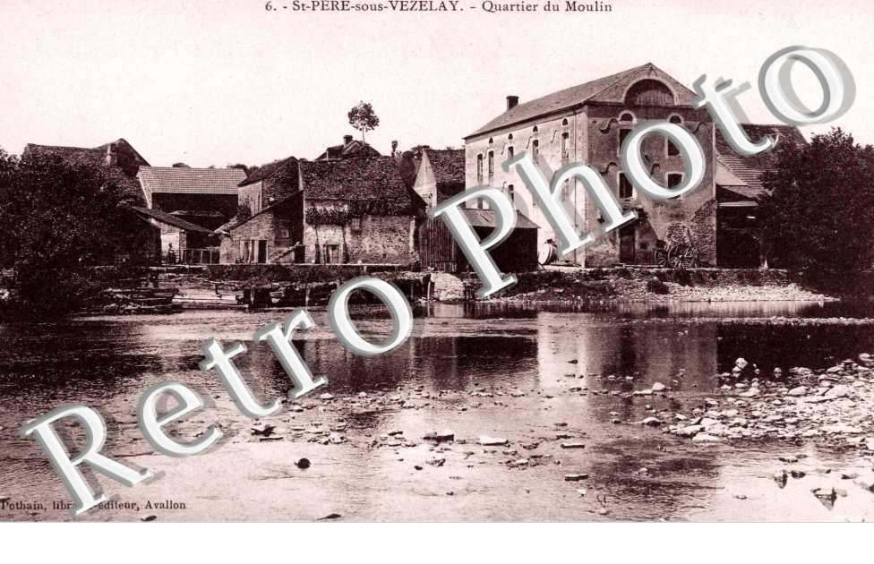 St Pere-sous-Vezelay, quartier du moulin