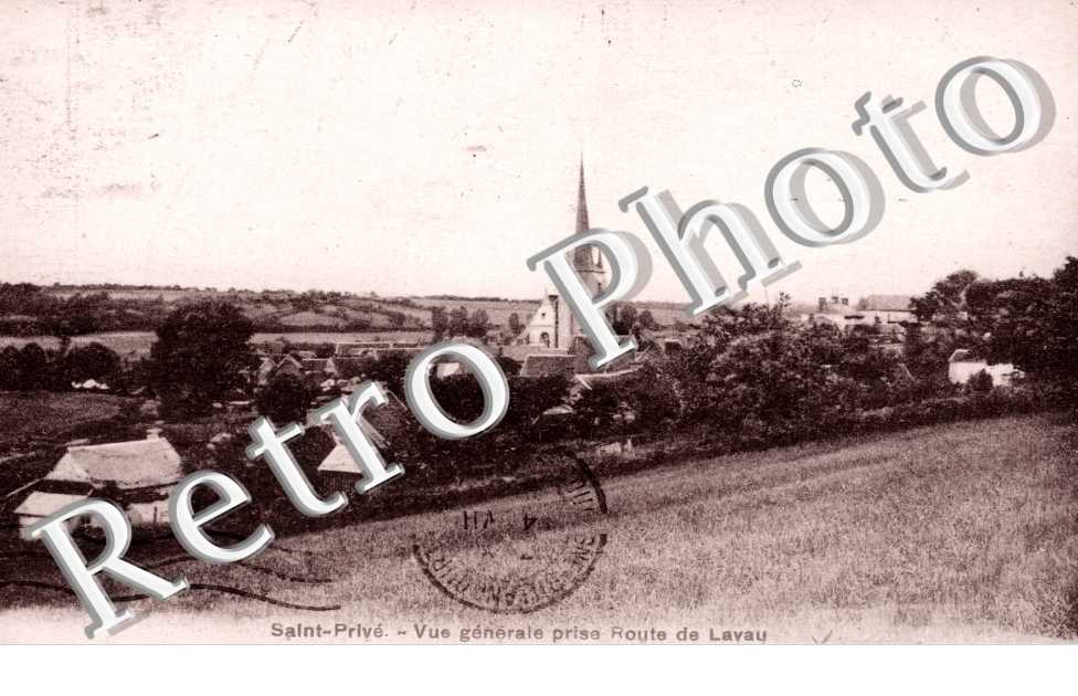 Vue Generale prise de la Route de Lavau