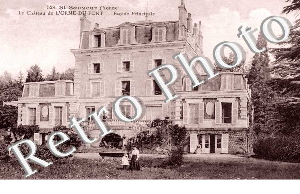le Chateau de l'Orme-du-Pont, la Facade Principale