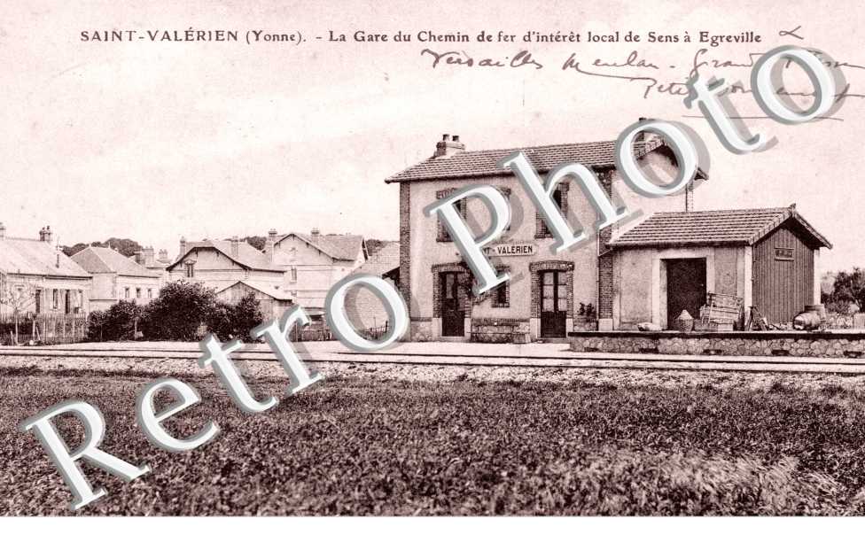 la Gare du Chemin de Fer d'interet local de Sens a Egreville
