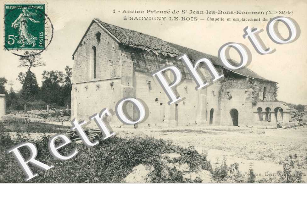 Ancien Prieure de Saint-Jean-les-Bons-Hommes, Chapelle et Emplacement du Cloitre