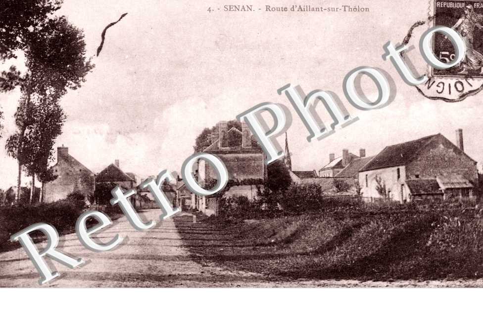 la route d' Aillant-sur-Tholon