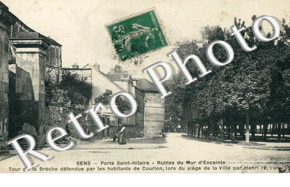 PORTe Saint-Hilaire  Ruines du Mur d'enceinte