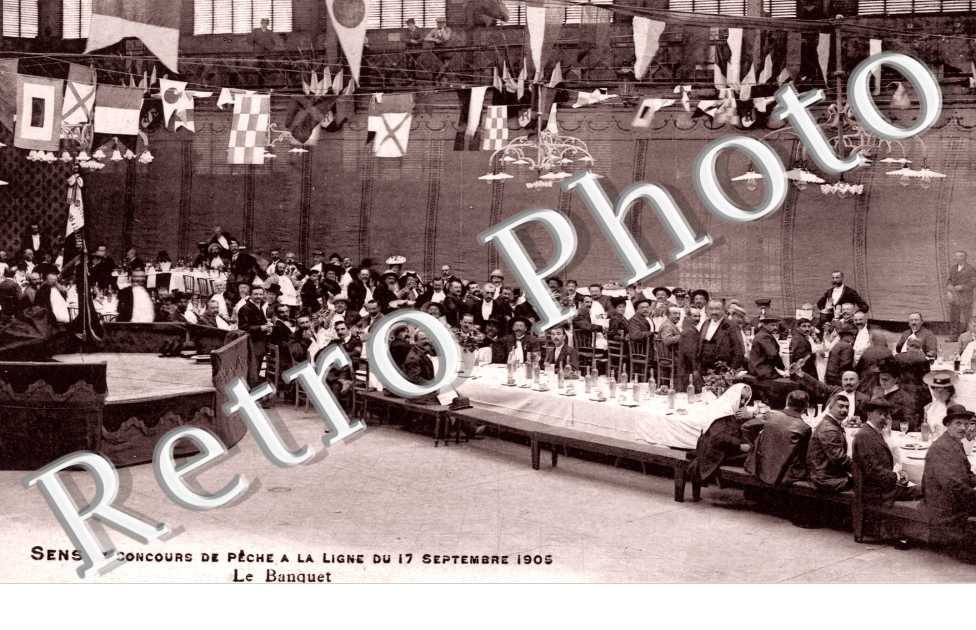 Concours de Peche a la ligne 17 septembre 1905, le Banquet