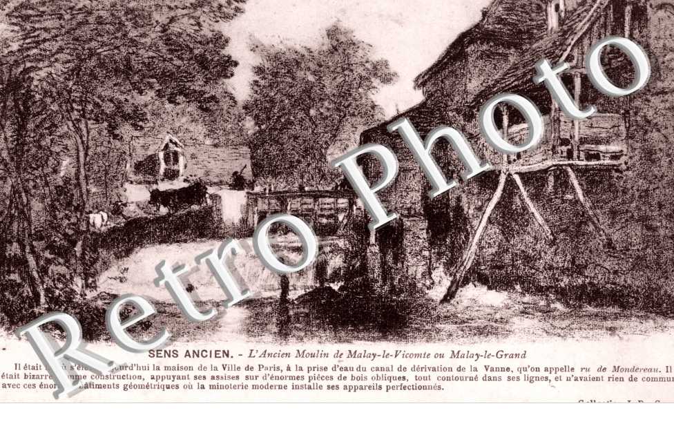 l'ancien Moulin de malay-la-Vicomte ou Malay le Grand
