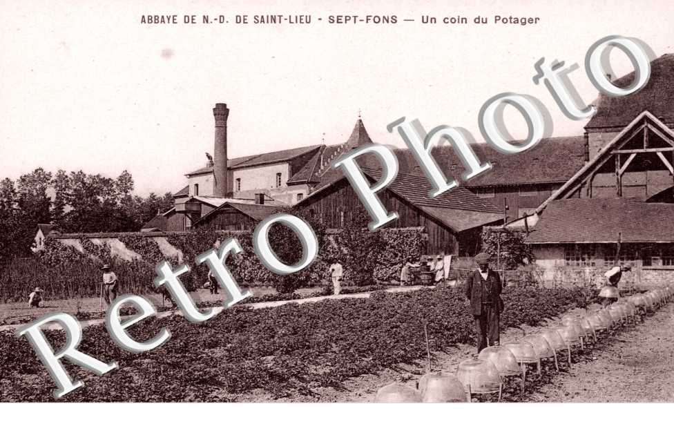Abbaye de Notre-Dame de Saint-Lieu, Un Coin du Potager