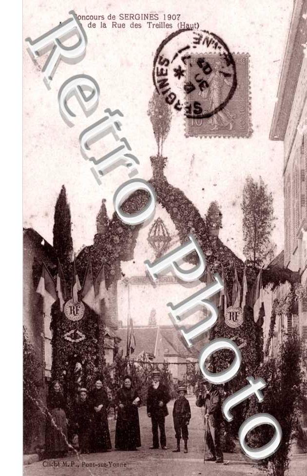 Concours de Sergines 1907, Aracde de la Rue des Treilles
