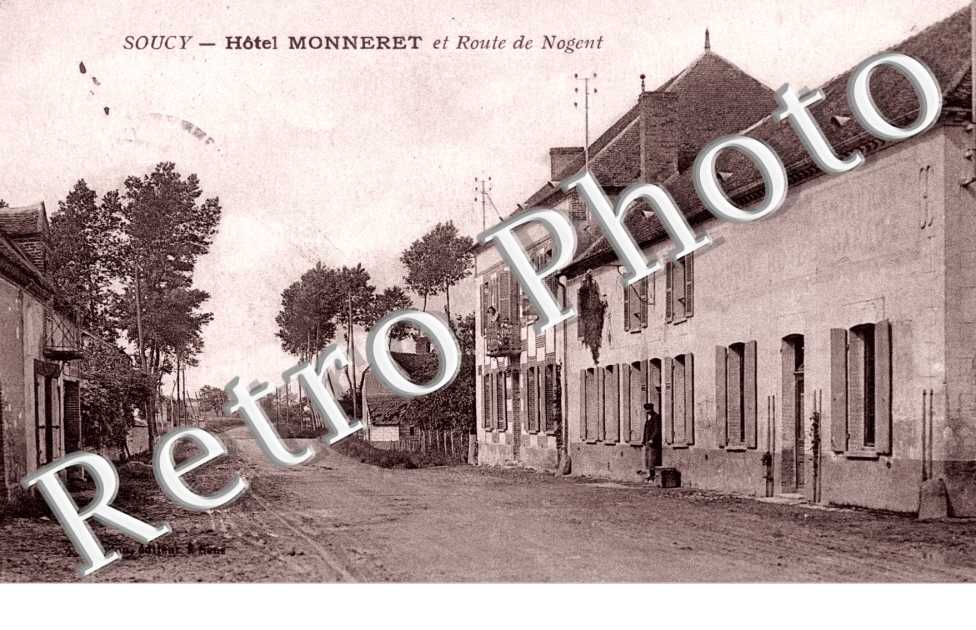 Hotel Monneret et route de Nogent