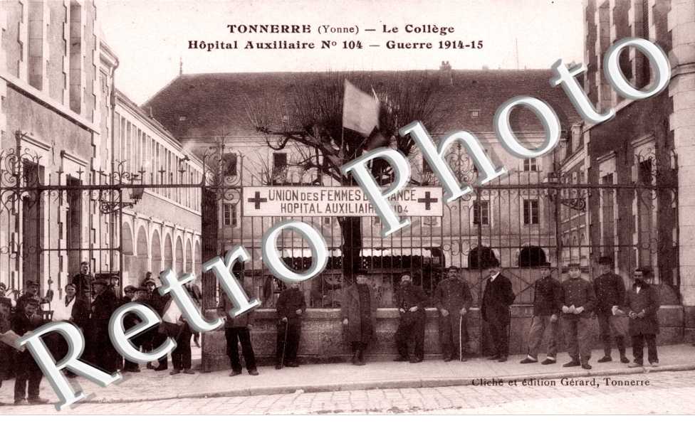 Le college - Hopital auxiliaire n°104 - guerre 1914-1914
