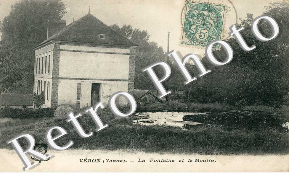 La fontaine, le moulin