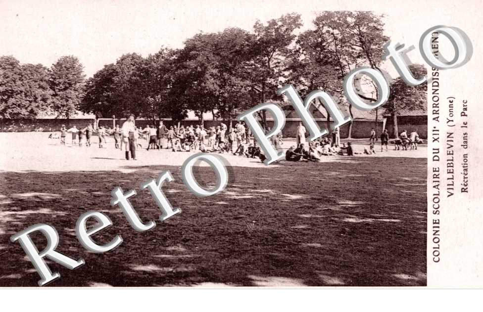 Colonie Scolaire du XIIeme Arrondissement, Receration dans le Parc
