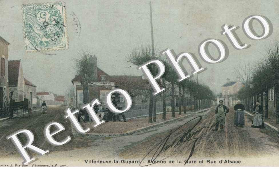 Avenue de la Gare et la Rue d'Alsace