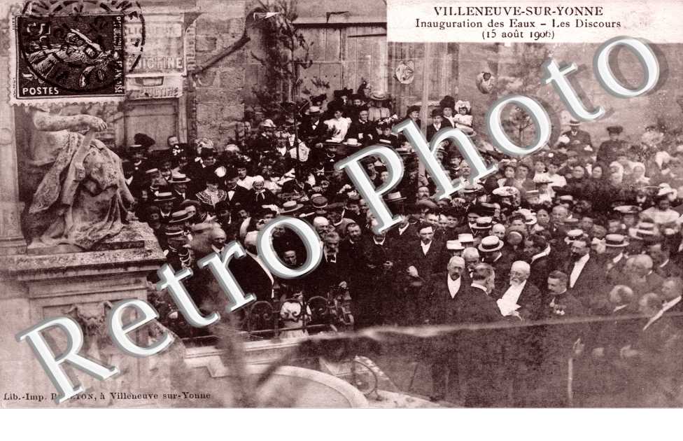 Inauguration des Eaux, les Discours le 15aout 1906