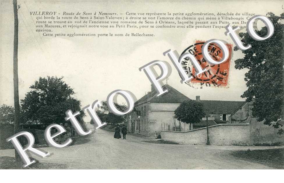 Route de Sens a Nemours