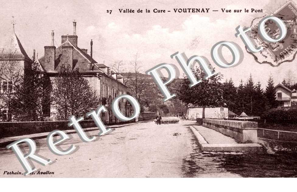 la Vallee de la Cure, Vue sur le Pont