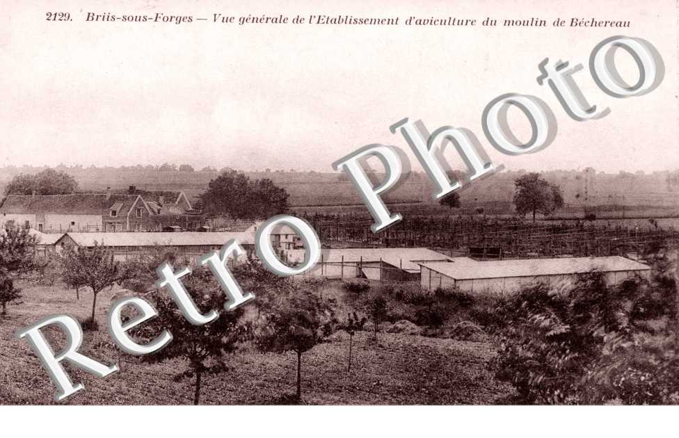Vue generale de l'Etablissement d'aviculture du Moulin de Bechereau