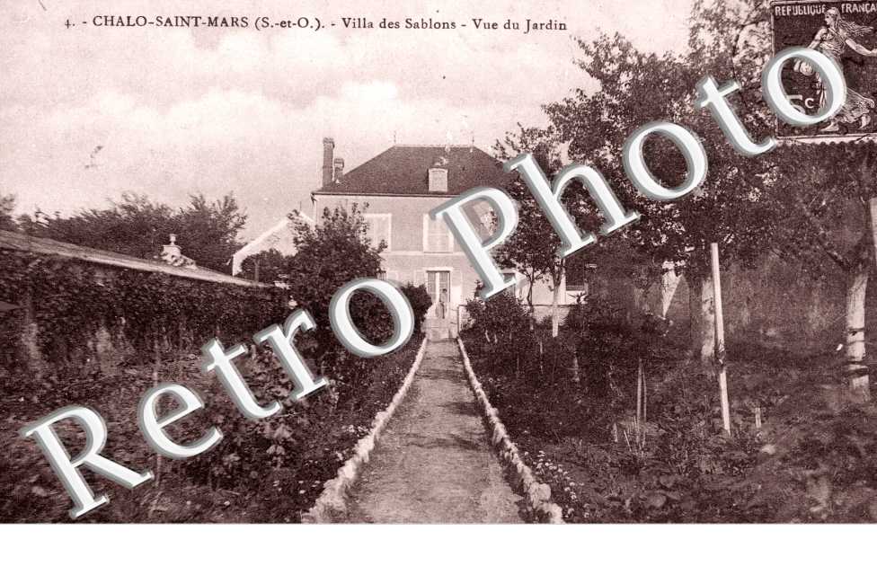 Villa des Sablons, Vue du Jardin