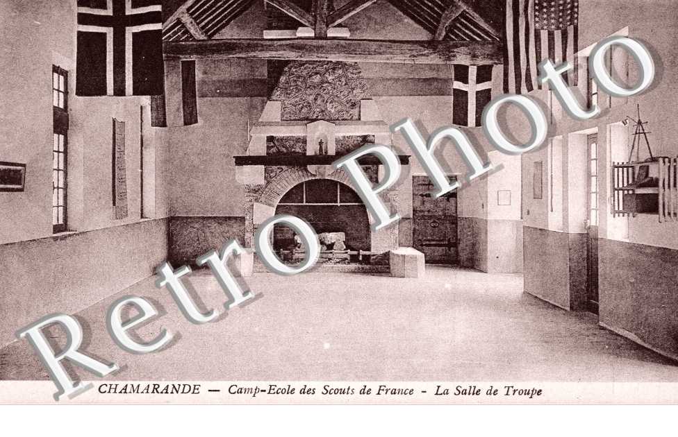 Camp Ecole des Scouts de France, la Salle de Troupe
