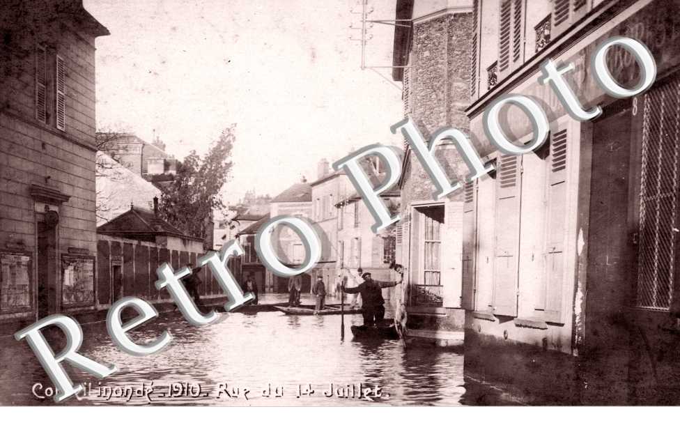 Rue du 14 Juillet, Inondation 1910